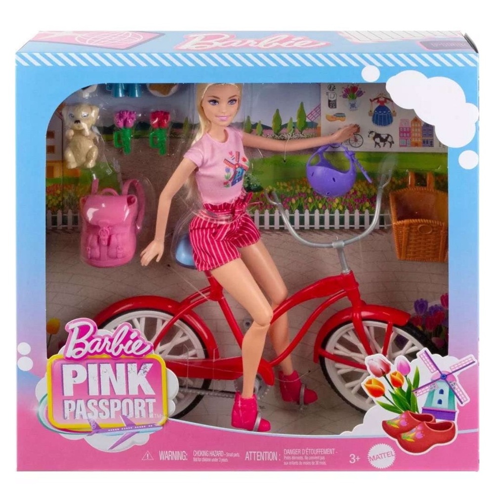 NEW| Barbie Pink Passport Holland Doll